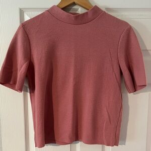 Zara Mock Turtle Neck Top